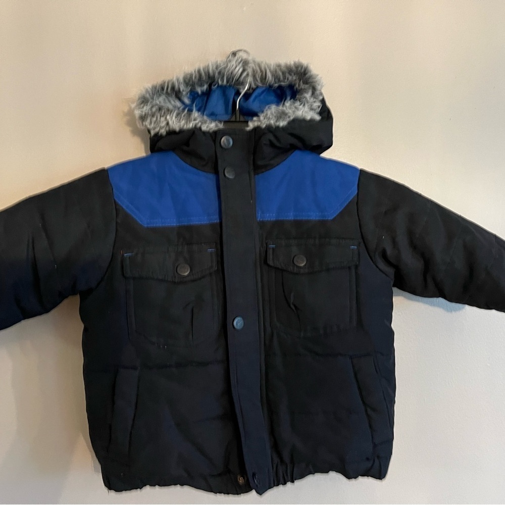 Timberland Kids Black and Blue Jacket